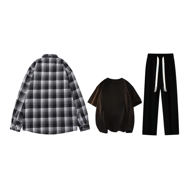LA'T.WEEKEND Shirt Matching Set Unisex-46
