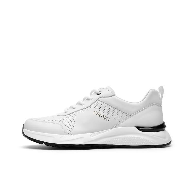 CROWN Wear-Resistant Slip-Resistant Low-Top Casual Shoes Men's-0