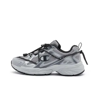 Champion Cushioning Wear-Resistant Low-Top Running Shoes Men's Light Gray