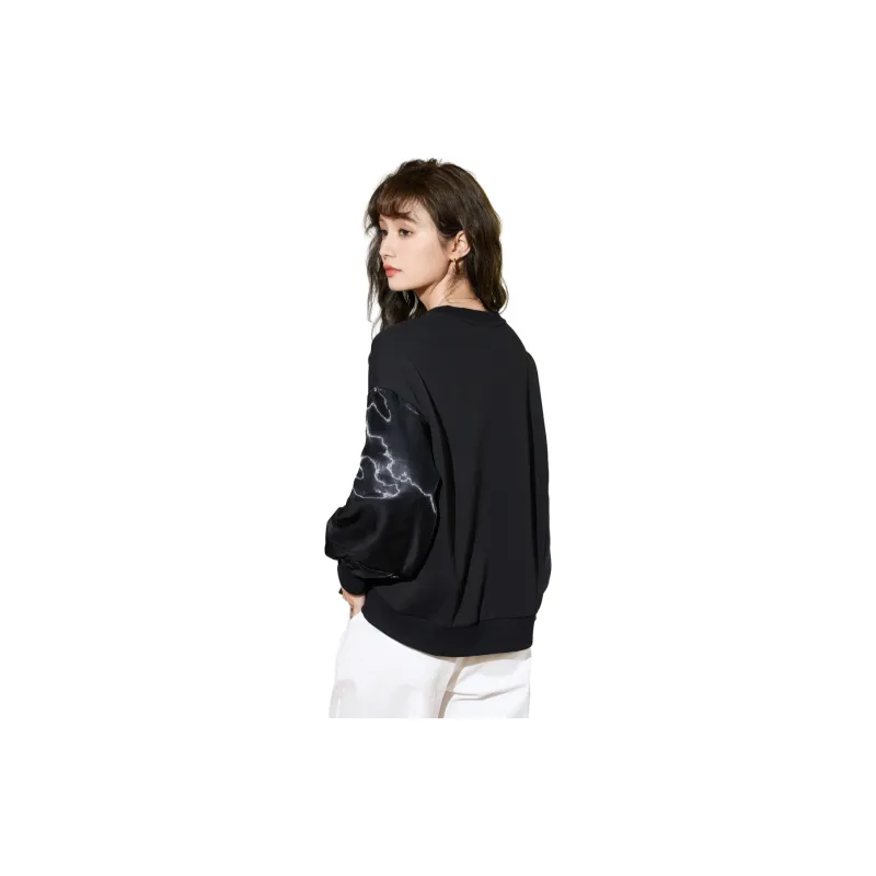 SMEN Sweatshirts Women's Black-1