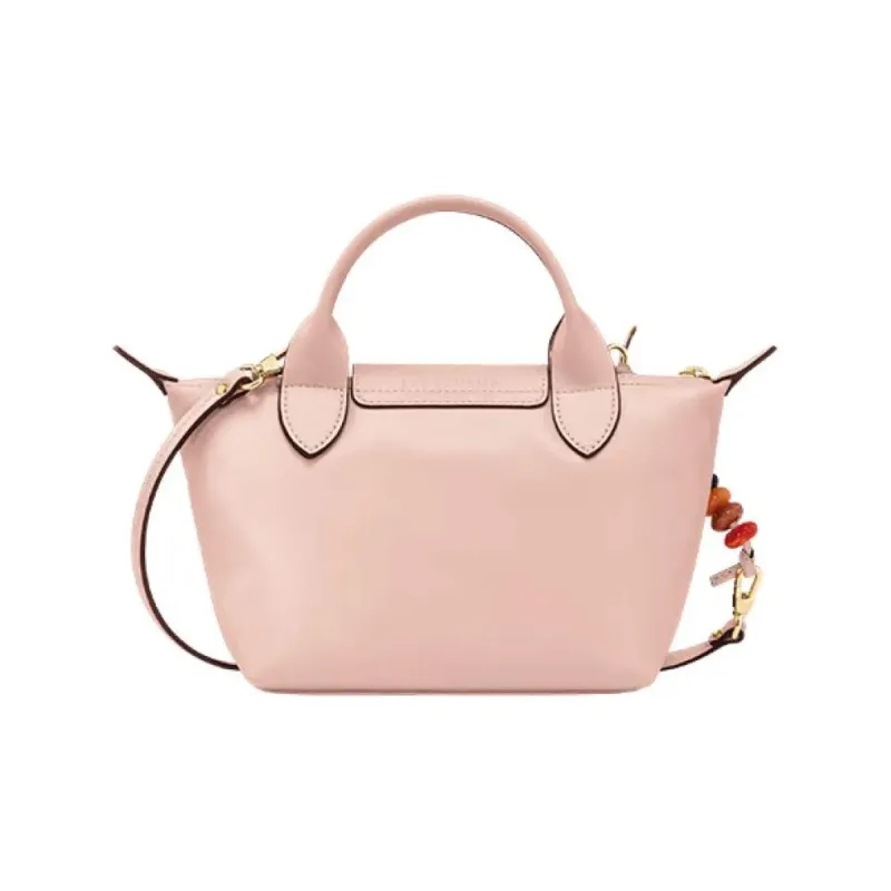 LONGCHAMP Le Pliage Xtra Cow Leather Portable Crossbody Bag, Shoulder Bag Unisex Pink-2