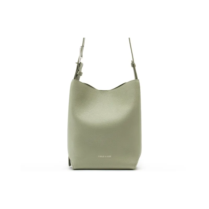 FIEDLE&SISSI Top Grain Cow Leather Bucket Bag Crossbody Bag, Shoulder Bag Women's Multicolor-6