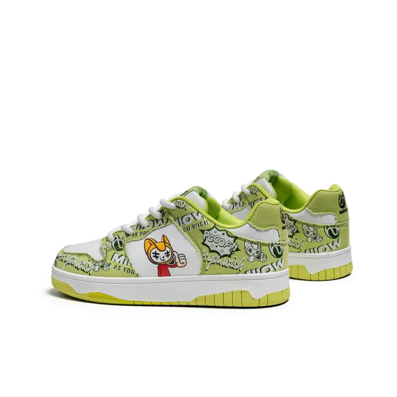 MIIOW Trend Party Series Coverage Anti-Slip Wear-Resistant Lightweight Breathable Low-Top Skateboard Shoes Unisex-17
