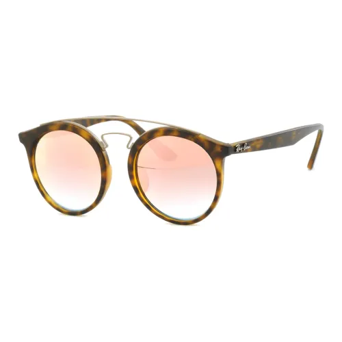 RayBan Round Sunglasses Unisex Brown