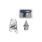 White Backpack+Box of Steel Tacks (34 Pcs+Nail Pullers)