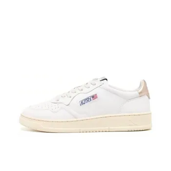 AUTRY Medalist Leather Low 'White Gold'