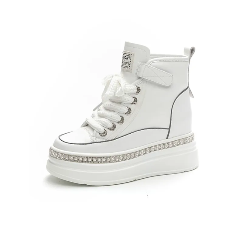 NRDROFFICIAL Cushioning Balance Wear-Resistant Lightweight Water-Resistant Slip-Resistant High-Top Casual Shoes Women's-0