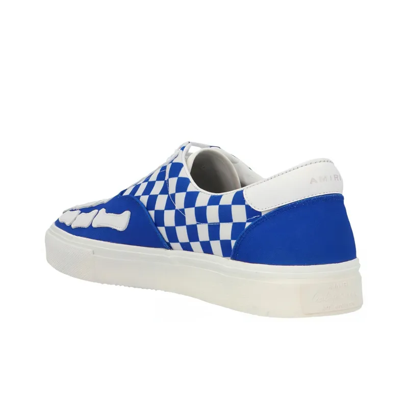 AMIRI Lace-Up 'Skeleton Toe - Blue Checkered'-3