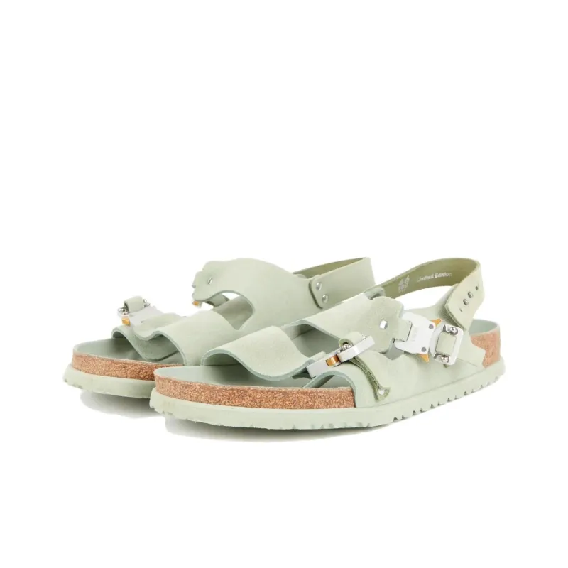 DIOR By Birkenstock Sandale Milano Pastel Green Nubuck Calfskin-2