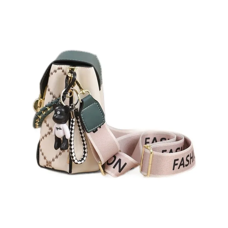 Weymond PU Shoulder Bag Crossbody Bag With Cell Phone Pouch Regular Women's Black/White/Green/Pink/Khaki-10
