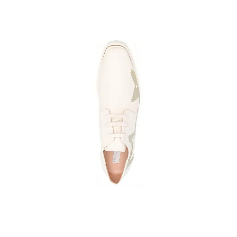 Stella McCartney Elyse Low Top Platform Shoes Women's White-3