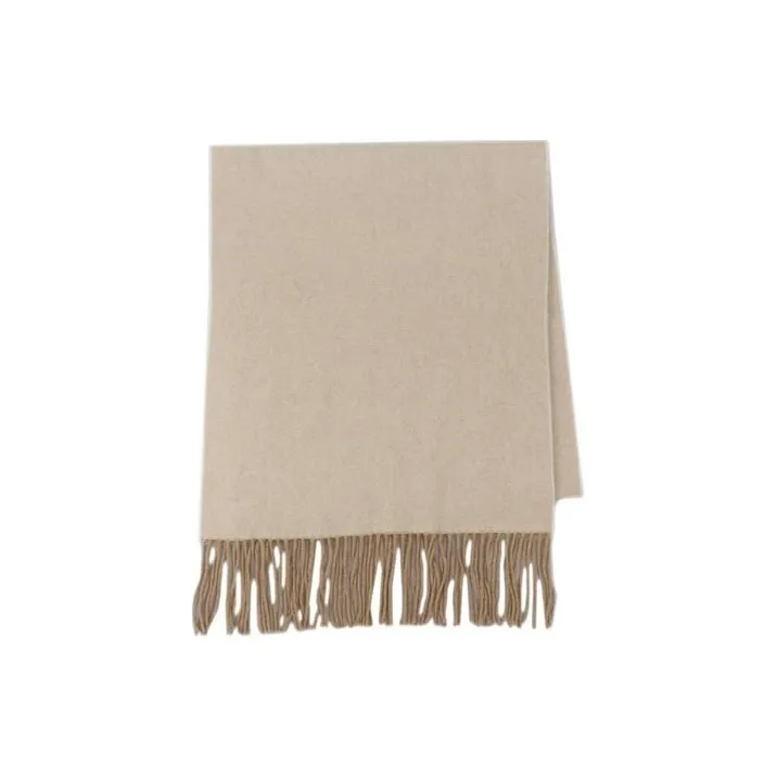 GANNI Knit Scarves Women's Beige-1