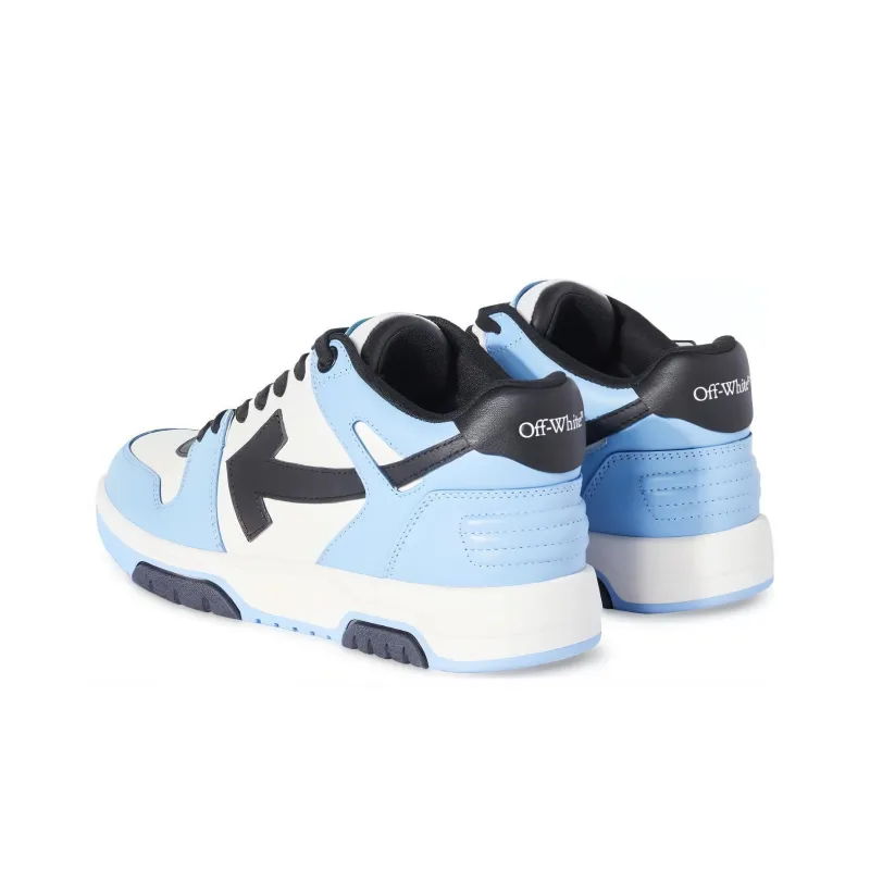 OFF WHITE Out Of Office Low Top Leather Sneaker 'Blue Black White'-4