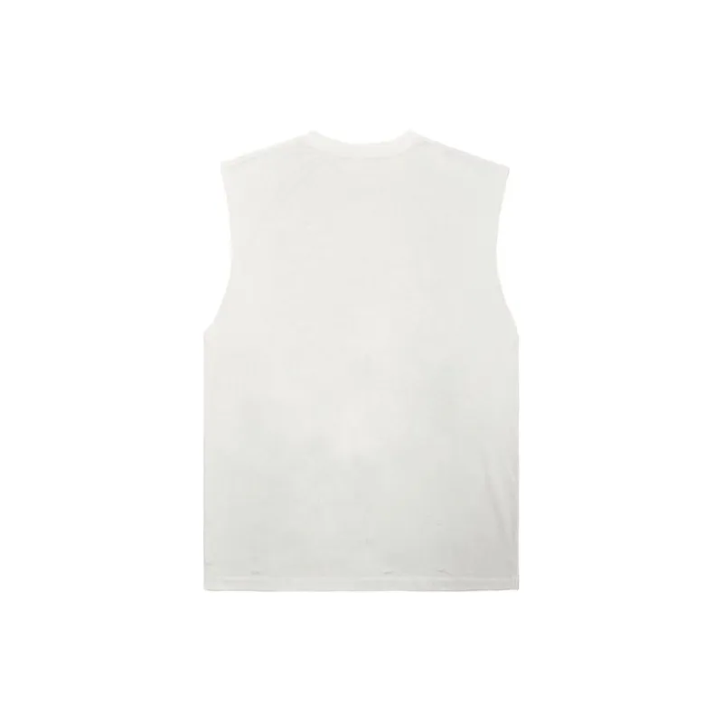 False Perception Tank Top Unisex Distressed White-1