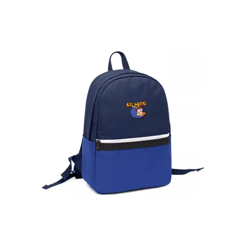 ElevethSign Polyester Backpack Large Size Men's Large Eye Dragon Head - Blue-1
