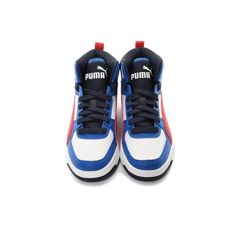 PUMA Rebound Joy Mid Top Skateboard Shoes Unisex Blue-2