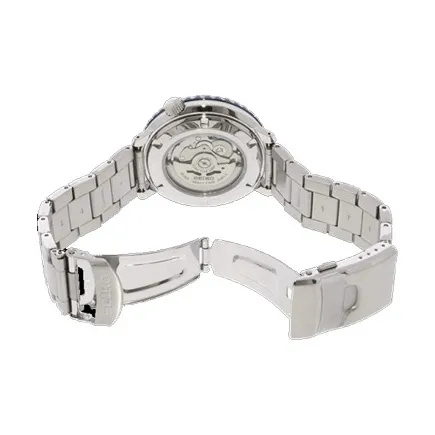 SEIKO Automatic Mechanical Movement Stainless Steel Strap Watch Men's Watch Blue Dial SRPC63K1-2