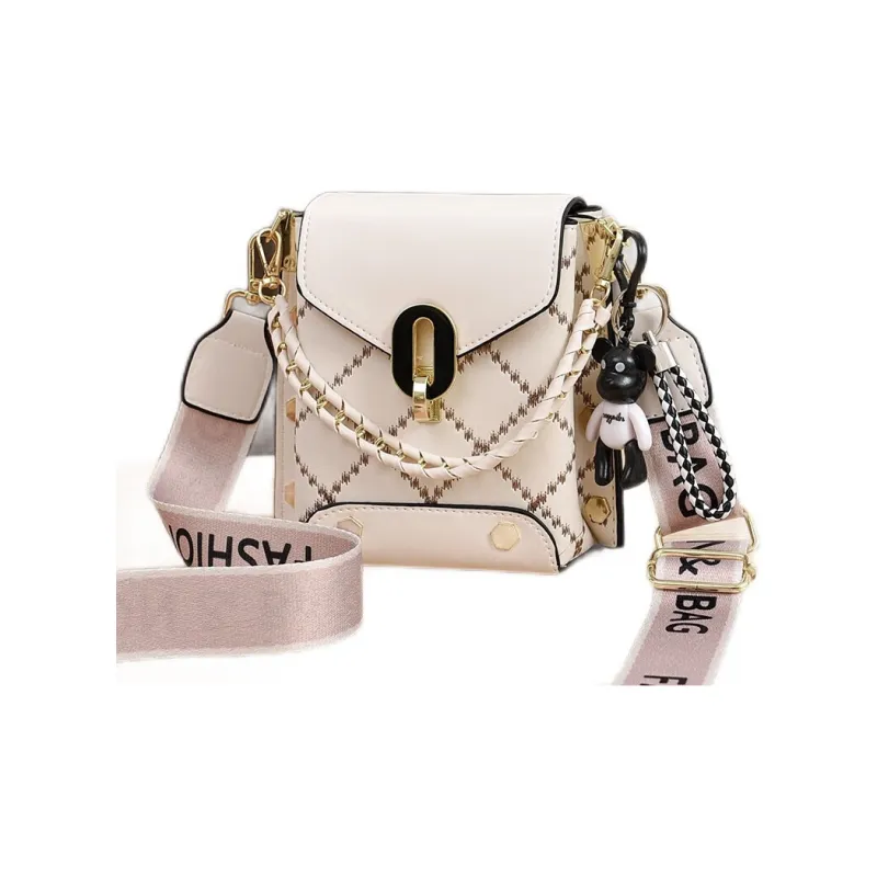 Weymond PU Shoulder Bag Crossbody Bag With Cell Phone Pouch Regular Women's Black/White/Green/Pink/Khaki-1