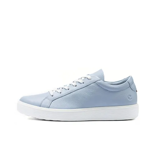 Ecco Wear Resistant Low Top Skateboard Shoes Men's Light Blue