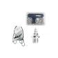 White Backpack+Boxed Steel Tacks (Set of 18 Pcs+Nail Pullers)