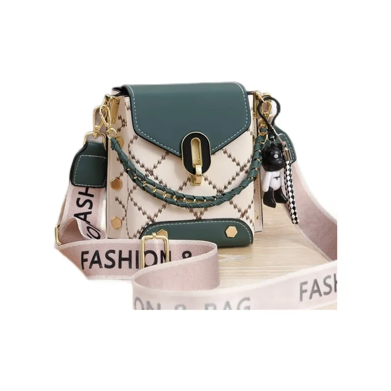 Weymond PU Shoulder Bag Crossbody Bag With Cell Phone Pouch Regular Women's Black/White/Green/Pink/Khaki-8