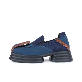 Yikes Women's Casual Shoes Women's Brown/Blue/Black