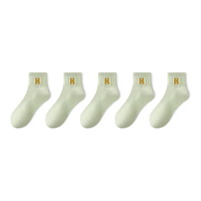Taste The Color Mid Calf Socks Women's 5 Pack-15