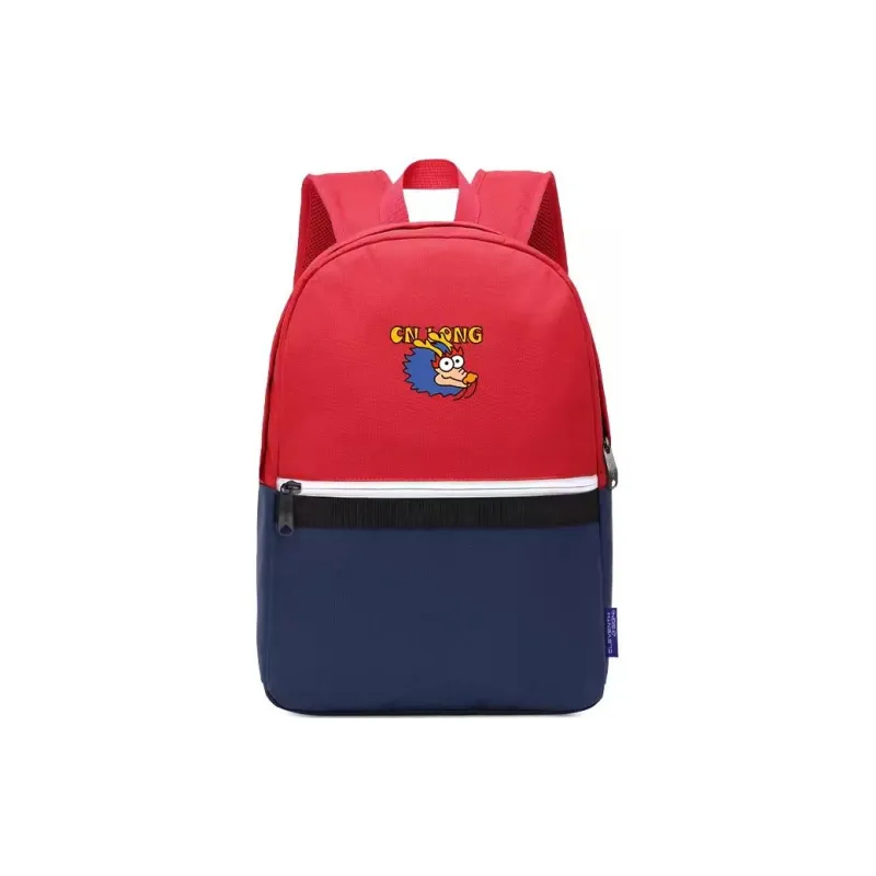 ElevethSign Polyester Backpack Large Size Men's Large Eye Faucet - Red-0