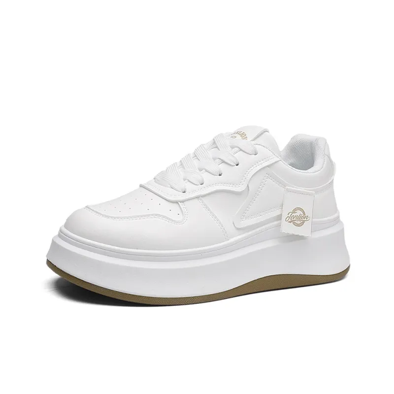 Tonlion Abrasion Resistant Breathable Height Increasing Low Top Stylish Skateboarding Shoes Women's-1