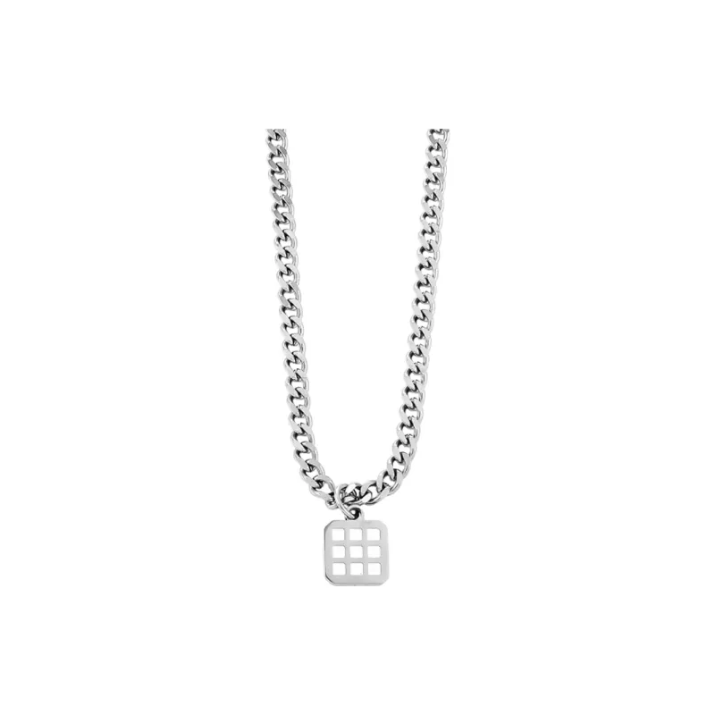 MAGICPOLE Titanium Steel Necklaces Unisex Silver-2