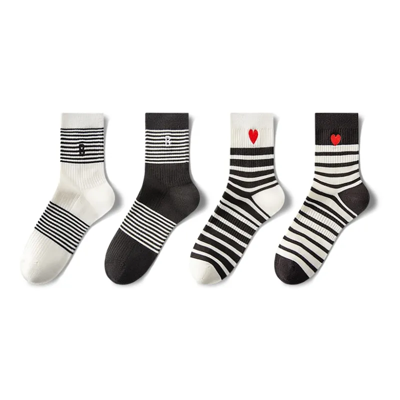 NAIER Mid Calf Socks Women's 4 Pack-1