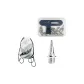 White Backpack+Box Included Steel Long Studs (18 Pcs+Nail Pullers)