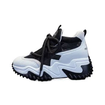 The Mystery Of Glamour Breathable Low-Top Chunky Sneakers Women's