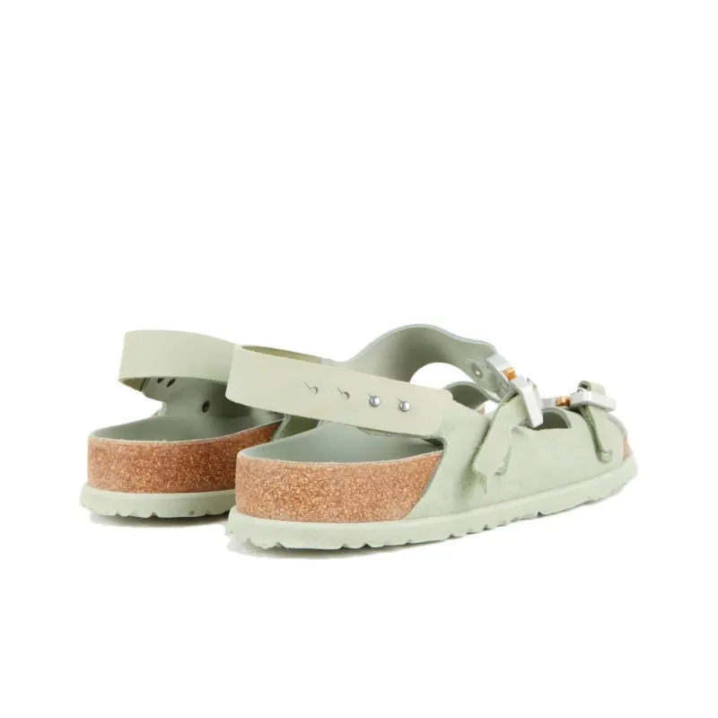 DIOR By Birkenstock Sandale Milano Pastel Green Nubuck Calfskin-3