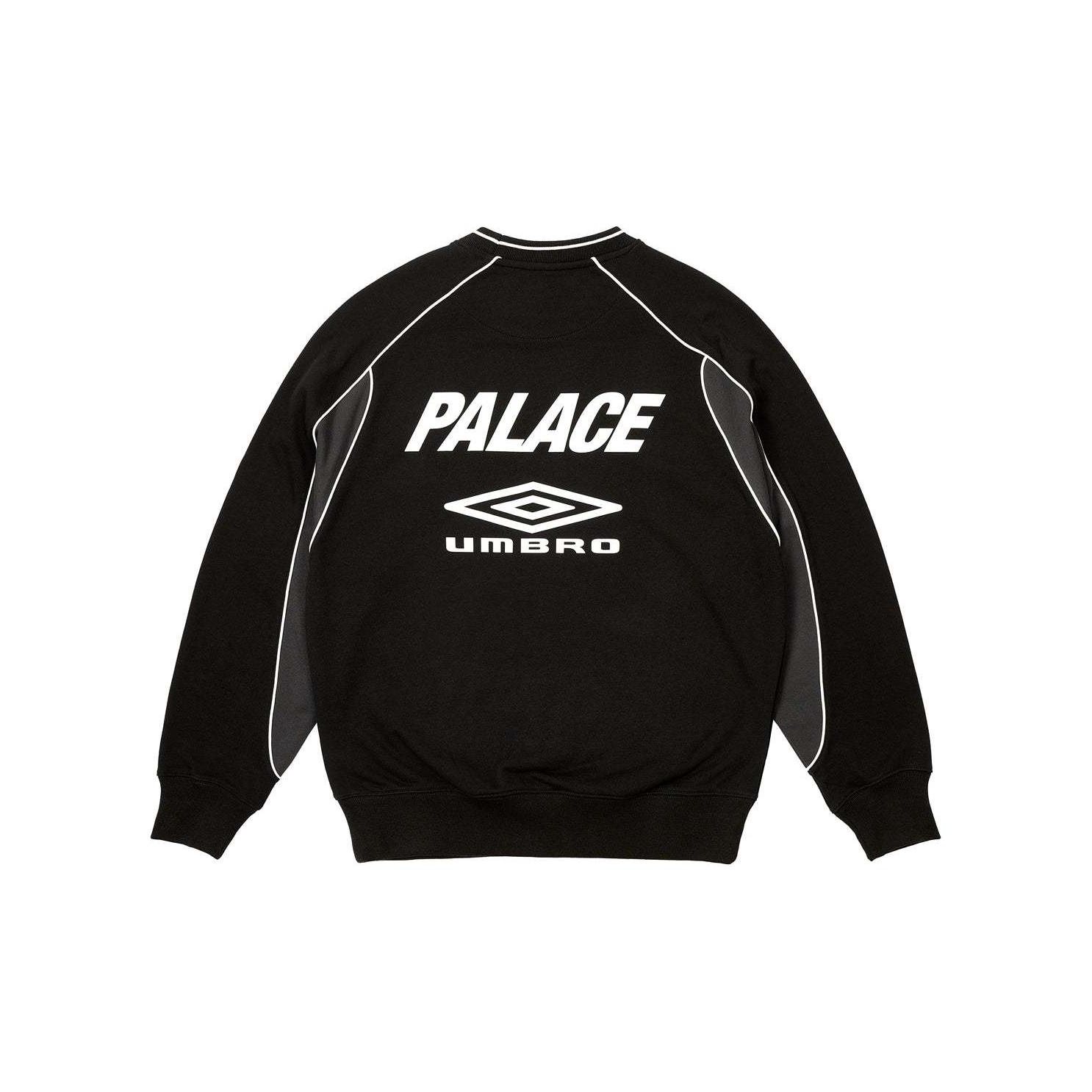 PALACE Palace Pen Pals Crew 'Black' | REVERSIBLE