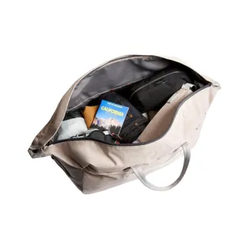 BELLROY Nylon Fabric Crossbody One Shoulder Handbag Regular Unisex Silver Shell Gray
