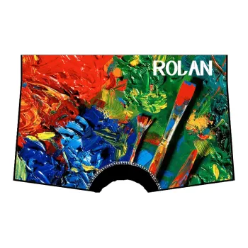KAMASANA Boxer Shorts Unisex 1 Pack Multicolor Painted Plate