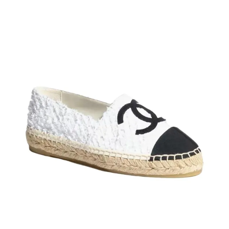 CHANEL Espadrilles Women's White-1