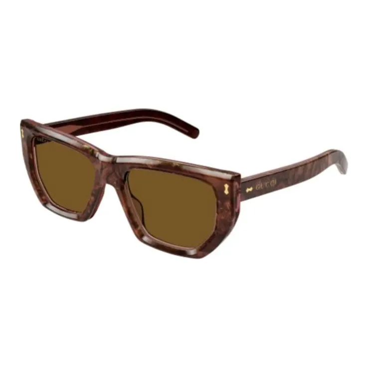 GUCCI Geometric Frame Sunglasses-0