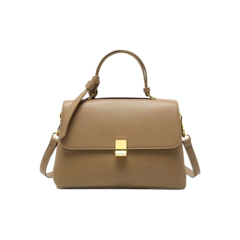 Carksky Cow Leather Shoulder Bag Crossbody Bag Handbag Regular Women's White/Black/Yellow/Blue/Brown/Khaki-24