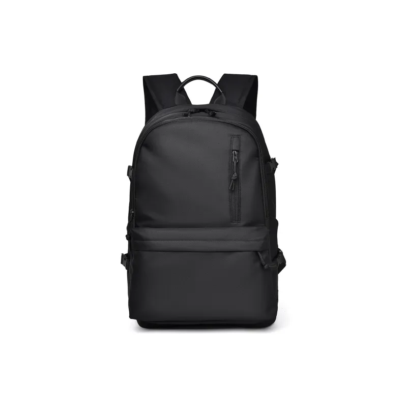 GEERDUN Abrasion Resistant Fabric Backpack Unisex Black/Gray/Blue/Ecru-0