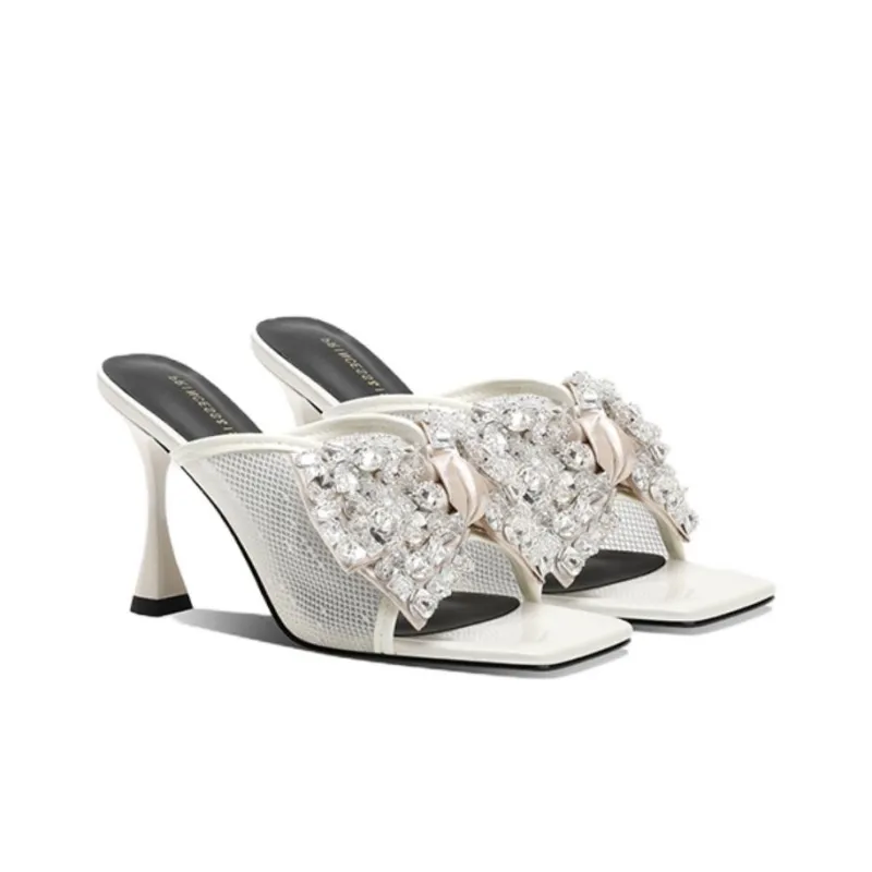 Princess & Isabel Slide Slippers 8cm Women's-3