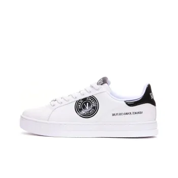 VERSACE JEANS Couture Logo patch Leather Low top Sneakers
