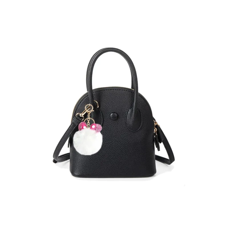 Hahhhsis PU Leather One Shoulder Handbags Women's Pink/Baby Blue/Silver/Khaki/Black-21