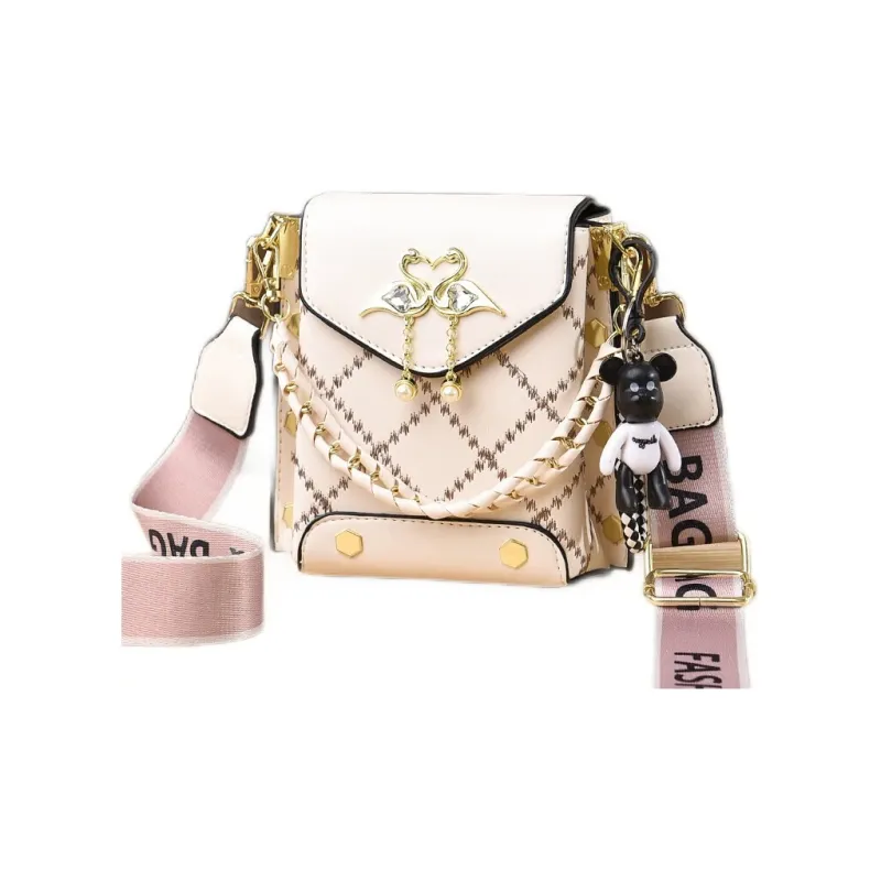 Weymond PU Small Shoulder Bag Crossbody Bag Cell Phone Pouch Regular Women's Green/Pink/White/Black/Khaki-17