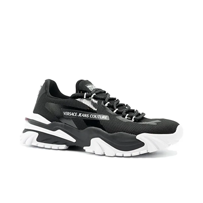 VERSACE JEANS Couture Low Top Casual Shoes Men's Black-4