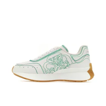 Alexander McQueen Sprint Runner 'White Green' Women's