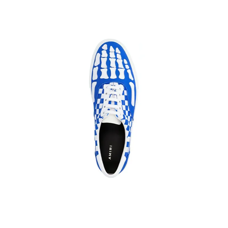 AMIRI Lace-Up 'Skeleton Toe - Blue Checkered'-2