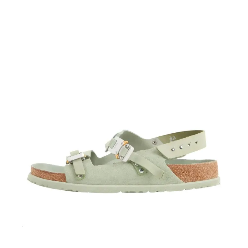 DIOR By Birkenstock Sandale Milano Pastel Green Nubuck Calfskin-0