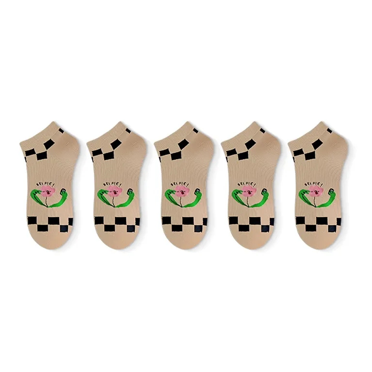 SALOATO Ankle Socks Women's 5 Pack-36